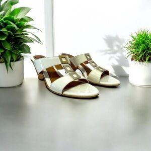 Sofft Spezia Patent Leather Wedges